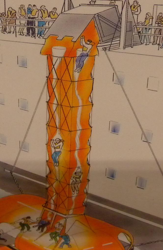 Oasis of the Seas Chute Evacuation System